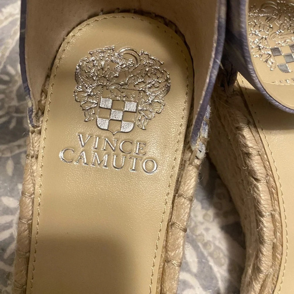 Vince camuto espadrilles venerly size 9 nwot blue white - Picture 6 of 8